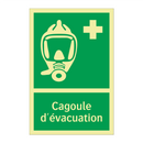 Cagoule d'évacuation