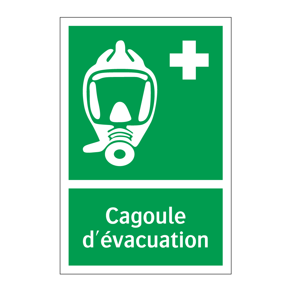 Cagoule d'évacuation