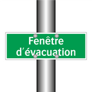 Fenêtre d'évacuation