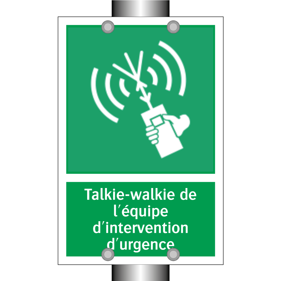 Talkie-walkie de l'équipe d'intervention d'urgence