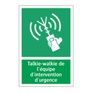 Talkie-walkie de l'équipe d'intervention d'urgence