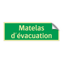 Matelas d'évacuation