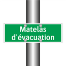 Matelas d'évacuation