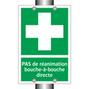 PAS de réanimation bouche-à-bouche directe