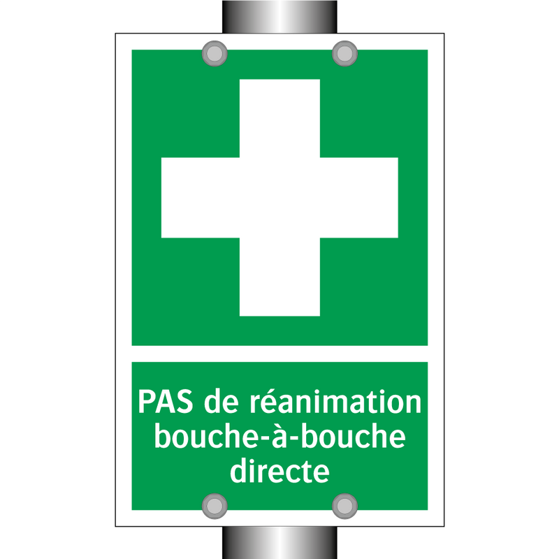 PAS de réanimation bouche-à-bouche directe