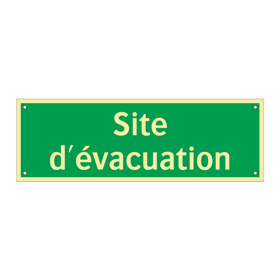 Site d'évacuation