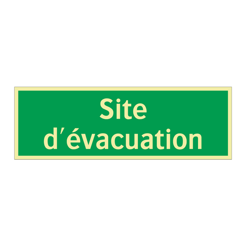 Site d'évacuation