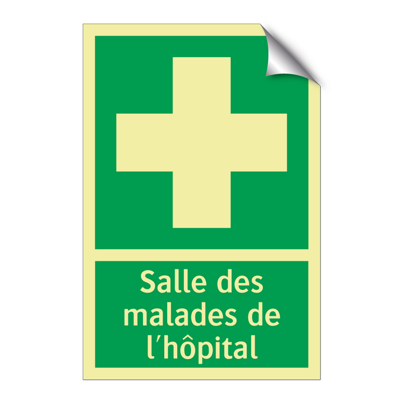 Salle des malades de l'hôpital