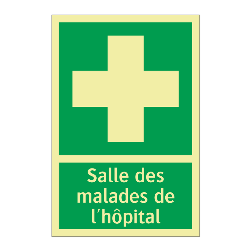 Salle des malades de l'hôpital