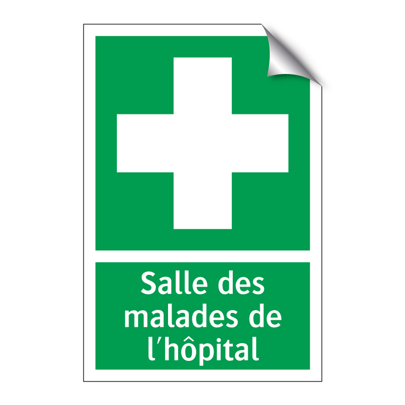 Salle des malades de l'hôpital