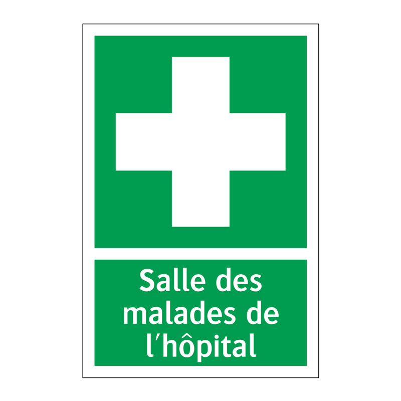 Salle des malades de l'hôpital