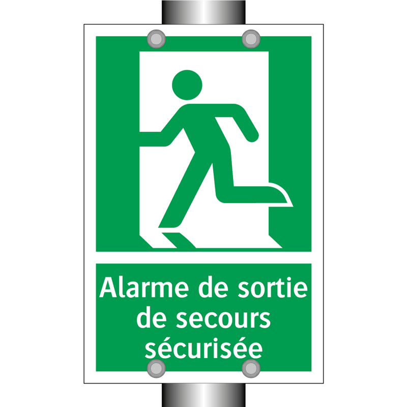 Alarme de sortie de secours sécurisée
