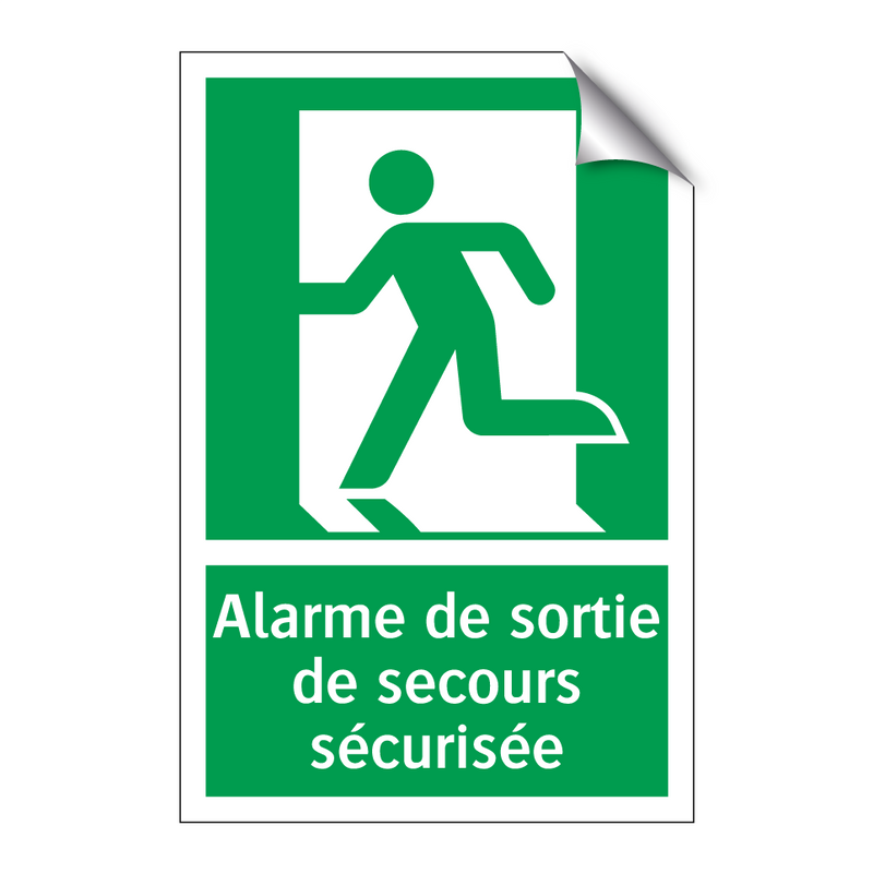 Alarme de sortie de secours sécurisée