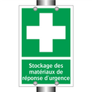 Stockage des matériaux de réponse d'urgence