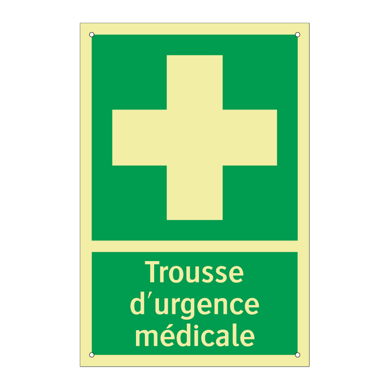 Trousse d'urgence médicale