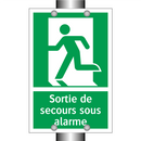 Sortie de secours sous alarme