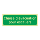 Chaise d'évacuation pour escaliers