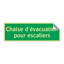 Chaise d'évacuation pour escaliers
