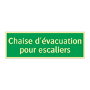 Chaise d'évacuation pour escaliers