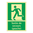 Sortie de secours (gauche)