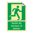 Sortie de secours (à droite)