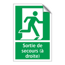 Sortie de secours (à droite)