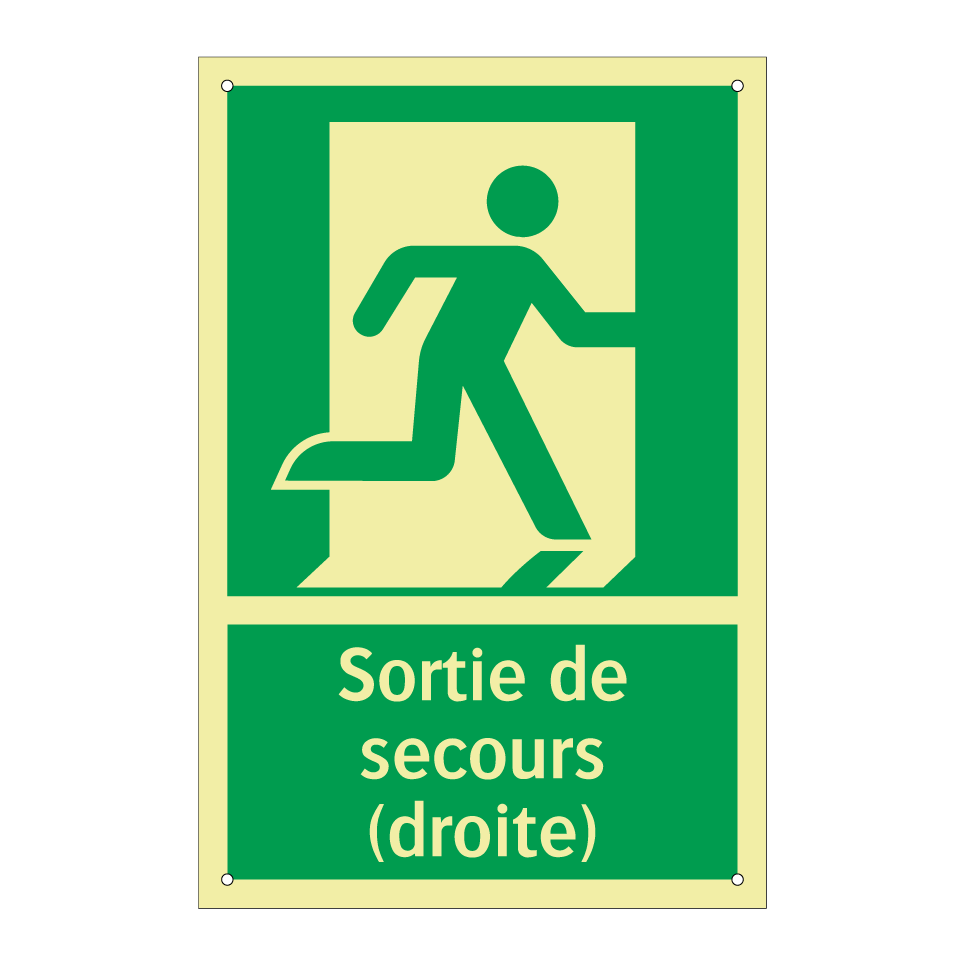 Sortie de secours (droite)