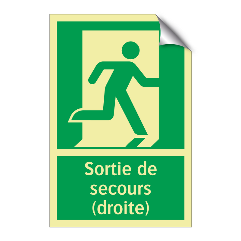 Sortie de secours (droite)