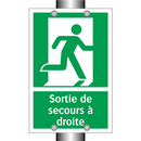 Sortie de secours à droite