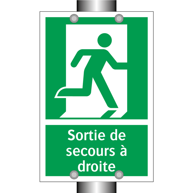 Sortie de secours à droite