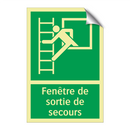 Fenêtre de sortie de secours