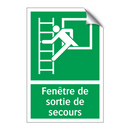 Fenêtre de sortie de secours