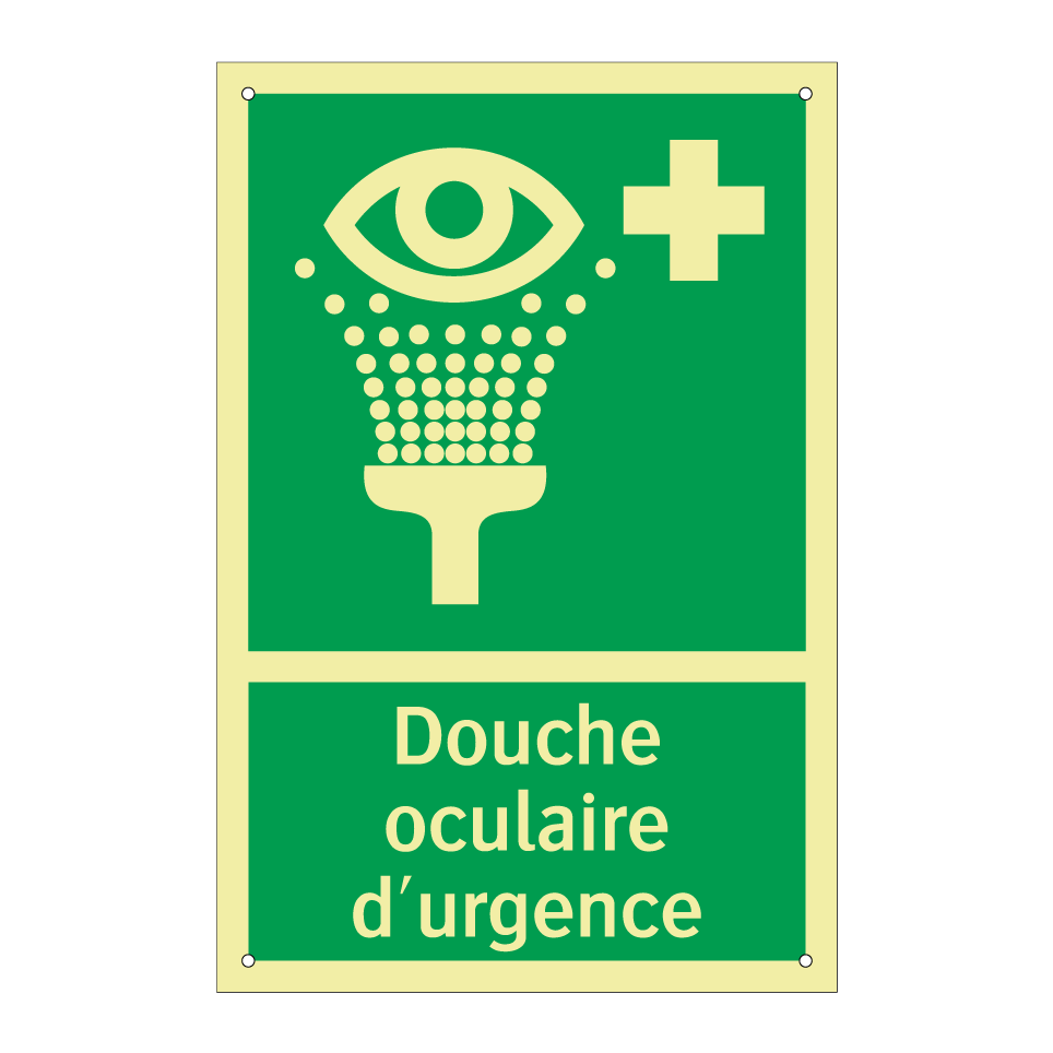 Douche oculaire d'urgence