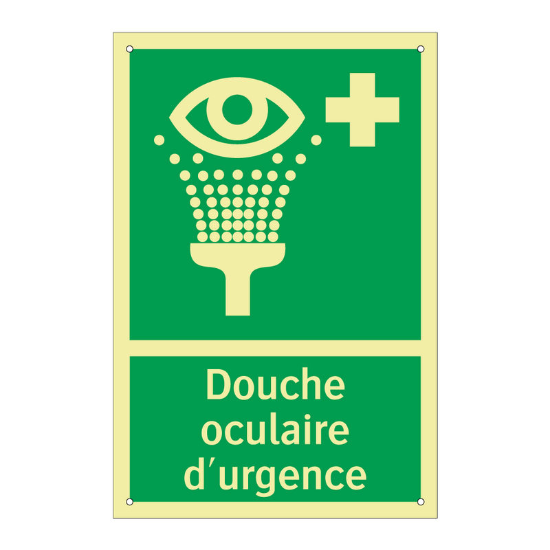 Douche oculaire d'urgence