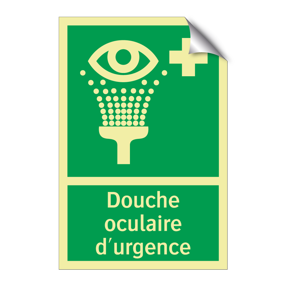 Douche oculaire d'urgence