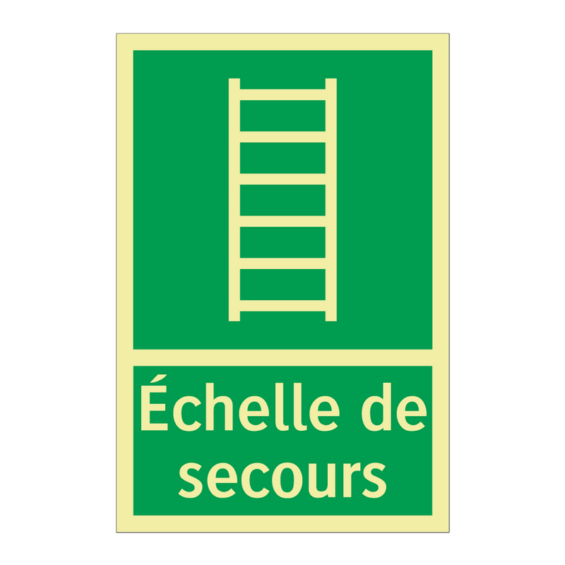 Échelle de secours