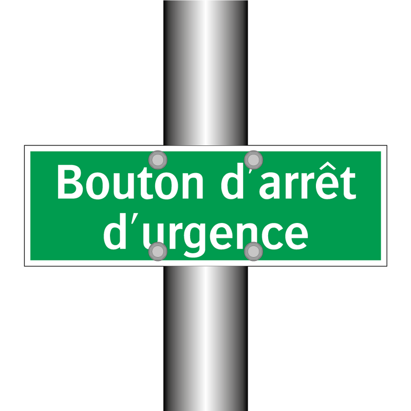 Bouton d'arrêt d'urgence
