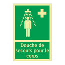 Douche de secours pour le corps