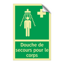 Douche de secours pour le corps
