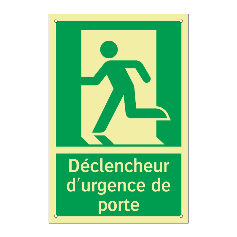 Déclencheur d'urgence de porte
