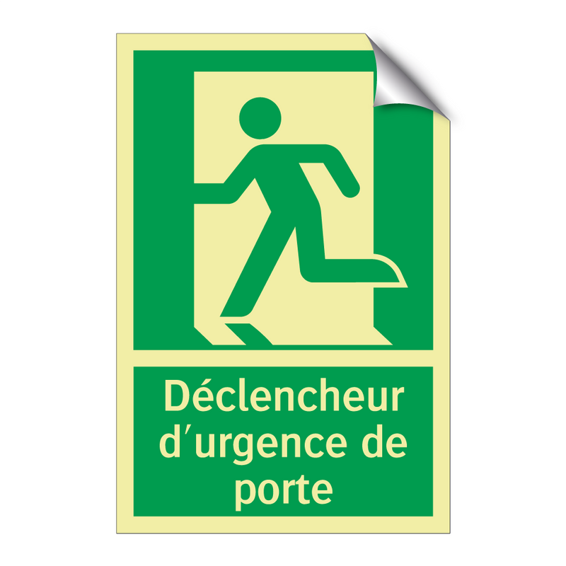 Déclencheur d'urgence de porte