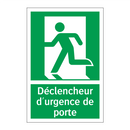 Déclencheur d'urgence de porte