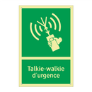 Talkie-walkie d'urgence