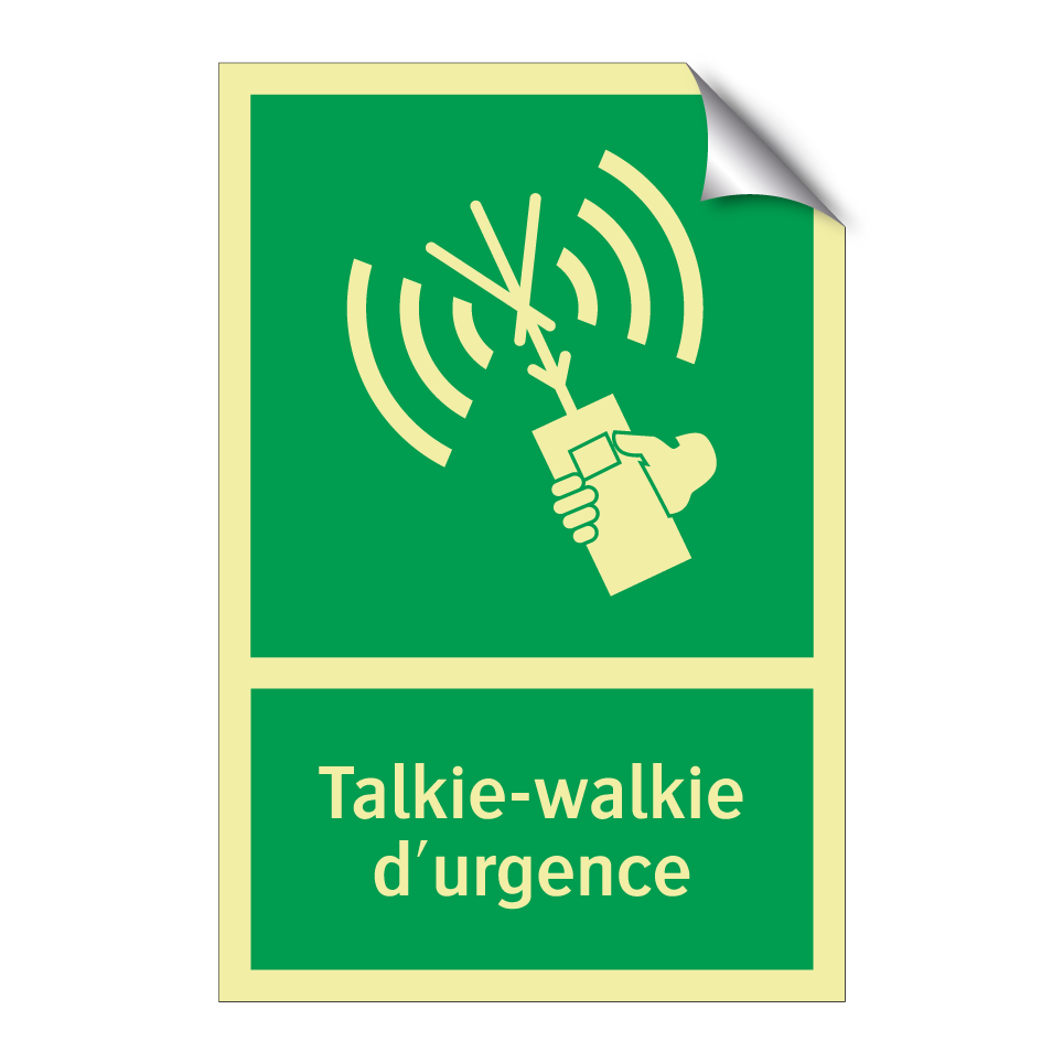 Talkie-walkie d'urgence