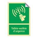 Talkie-walkie d'urgence