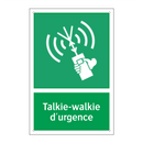 Talkie-walkie d'urgence