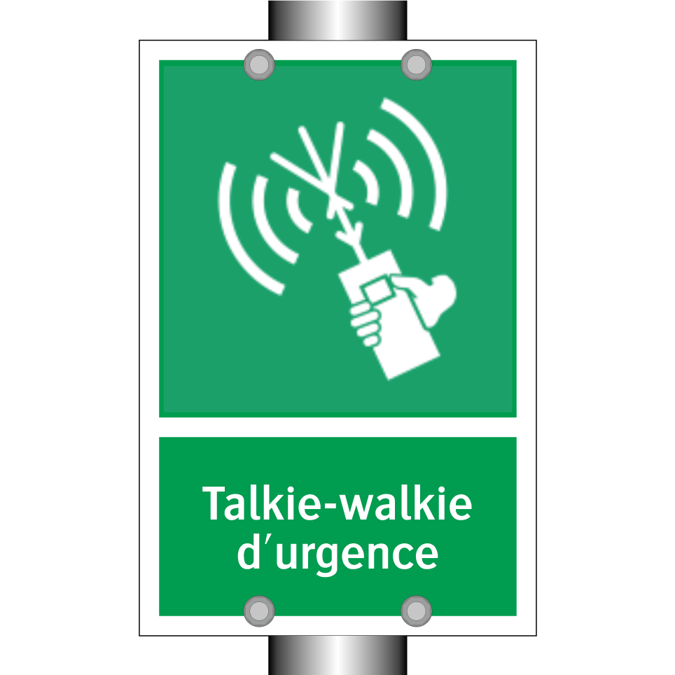 Talkie-walkie d'urgence