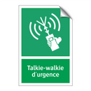 Talkie-walkie d'urgence
