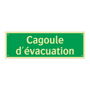 Cagoule d'évacuation