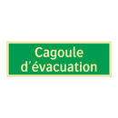 Cagoule d'évacuation